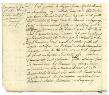 4. Compte rendu de séance de l’administration du canton de Sancey, 1799 (L2188)